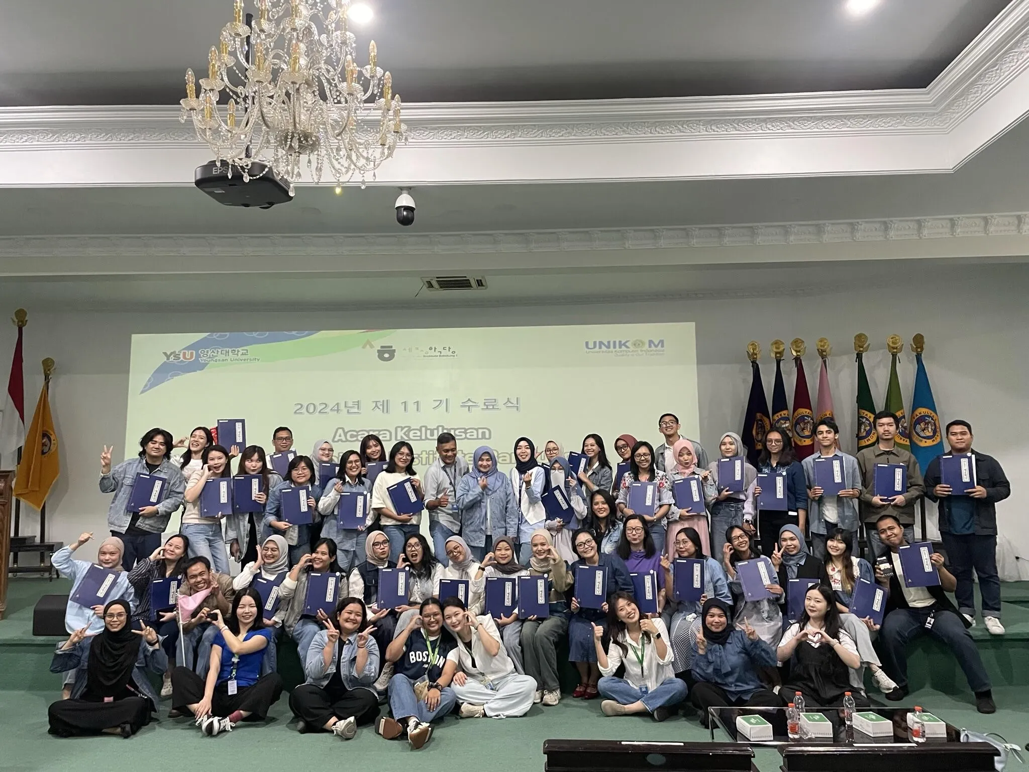 UNIKOM Meluluskan 134 Siswa King Sejong Institute Bandung