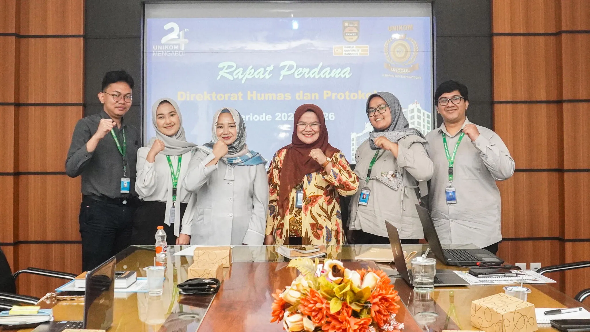 Direktorat Humas dan Protokoler UNIKOM Gelar Rapat Perdana Masa Bakti 2024-2025