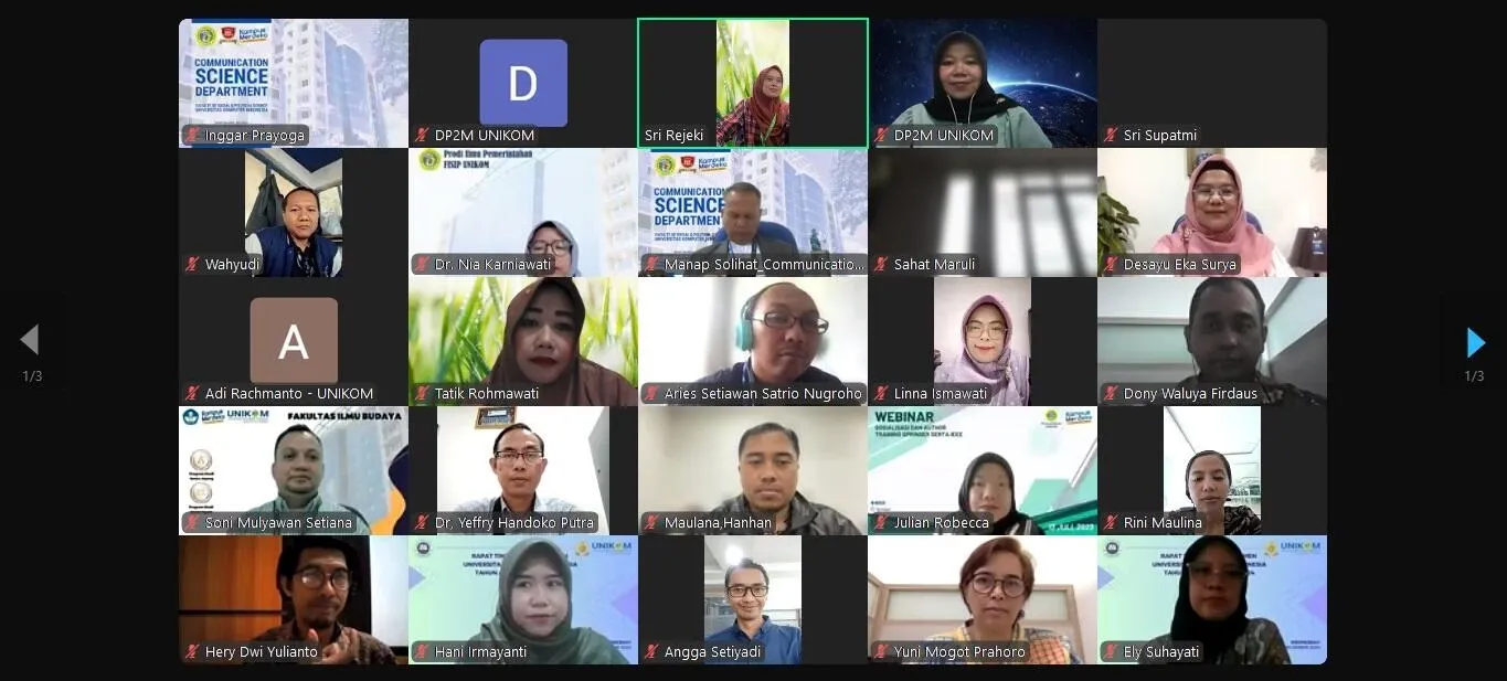 Divisi Pengabdian Masyarakat (DP2M) UNIKOM Lakukan Sosialisasi Buku Panduan dan Pembukaan Proposal P2M Tahun 2025