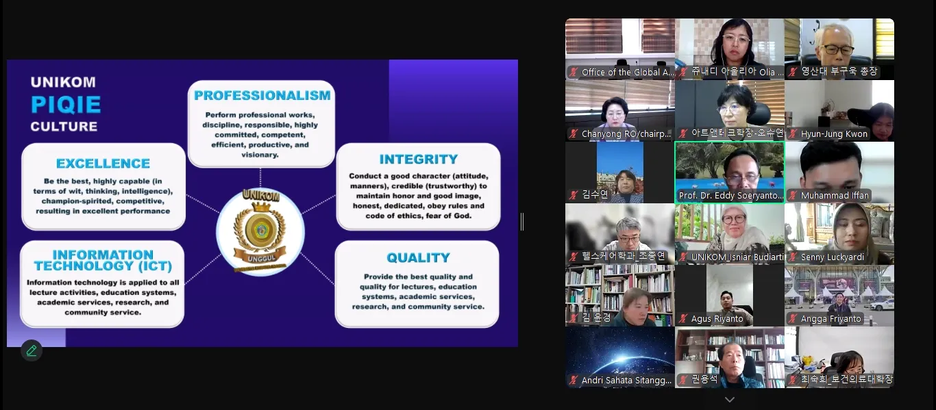 UNIKOM dan YOUNGSAN University Kolaborasi Gelar Seminar Internasional Bahas Era Kecerdasan Buatan Ai Bertajuk “Singularity: How To Cope With It?’