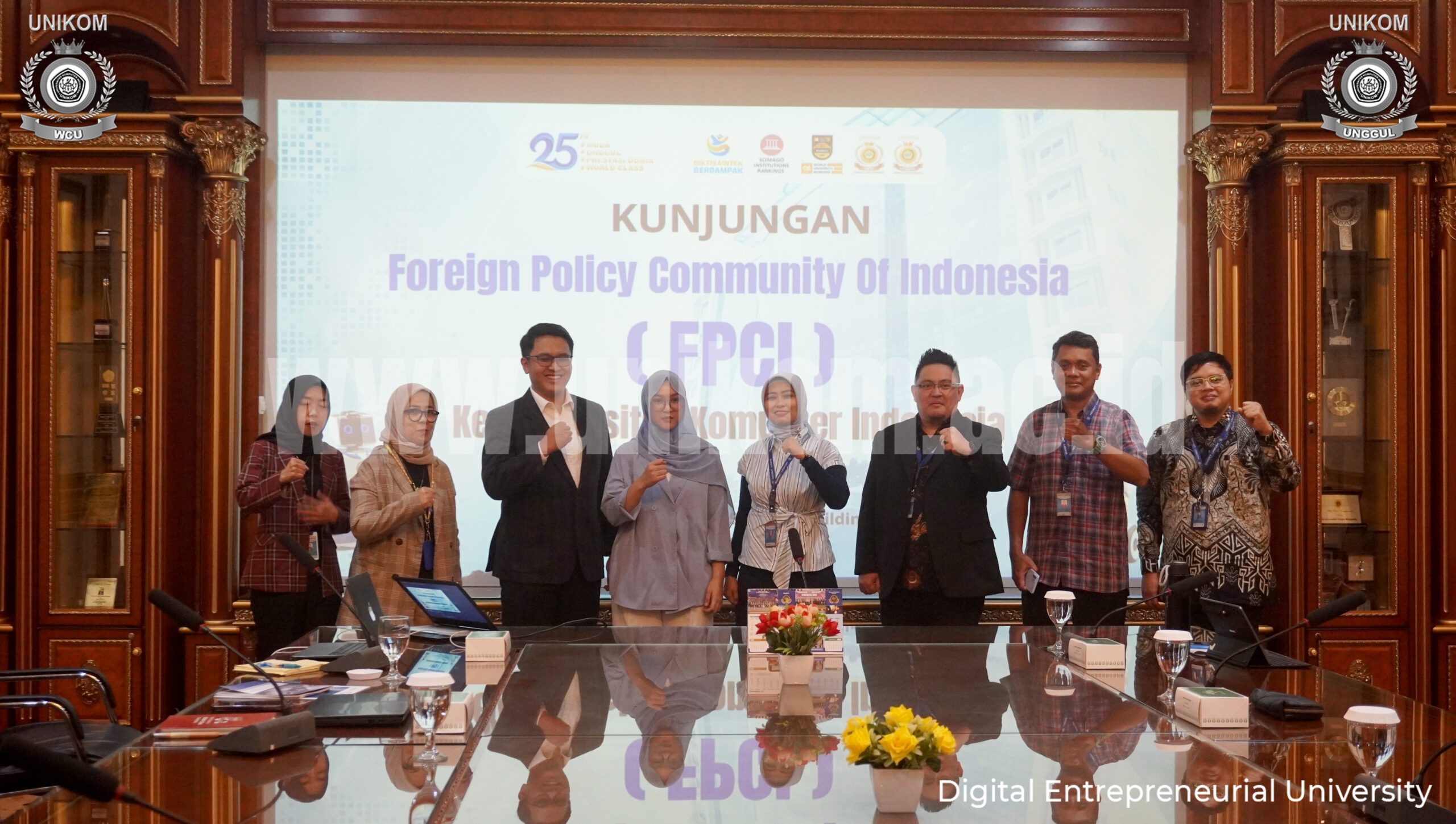 UNIKOM Terima Kunjungan Dari Foreign Policy Community of Indonesia (FPCI) untuk Perkuat Kolaborasi Nasional dan Internasional
