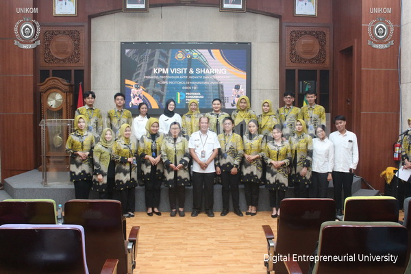 KPM UNIKOM Gelar Visit & Sharing Di Balai Kota Bandung, Perkuat Profesionalisme Keprotokolan