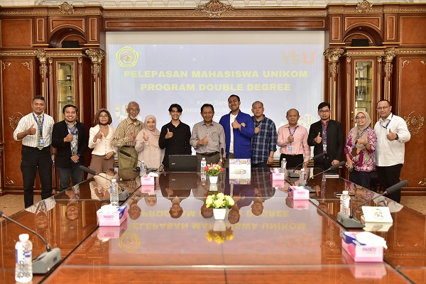 UNIKOM Lepas Mahasiswa Program Double Degree Ke Youngsan University Korea Selatan