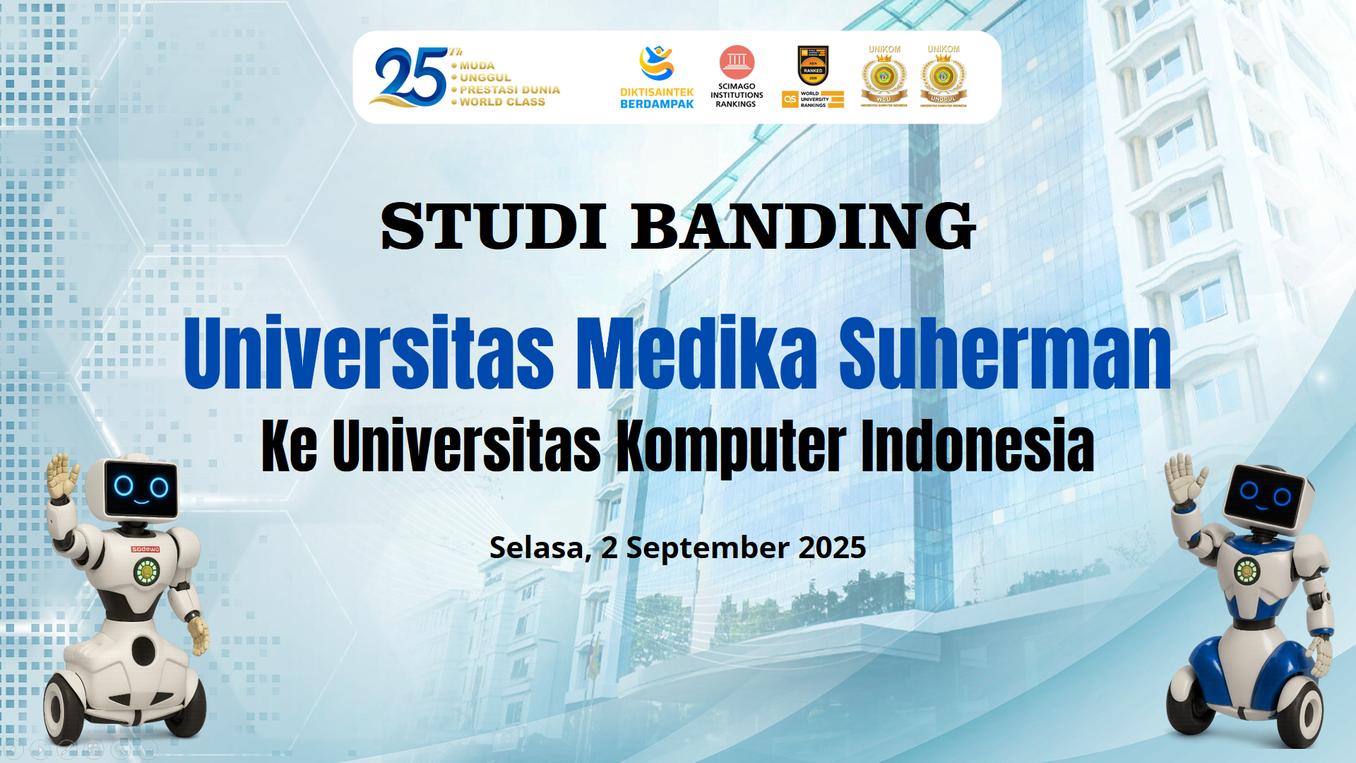Studi Banding Universitas Medika Suherman ke UNIKOM:  Kolaborasi Strategi Digital Marketing dan Penerimaan Mahasiswa Baru