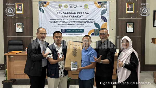 PKM Prodi Doktor Ilmu Manajemen UNIKOM, Dorong Kopi Sukasari Gunung Manglayang Berstandar SNI Menuju Global