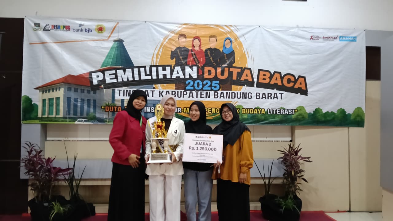Mahasiswa UNIKOM Raih Juara II dalam Ajang Pemilihan Duta Baca Kabupaten Bandung Barat 2025