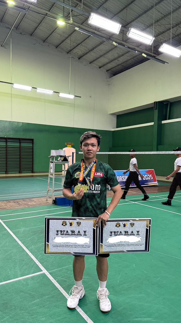 UKM Bulutangkis UNIKOM Raih Enam Gelar Juara di Berbagai Turnamen pada Periode Oktober-November 2025