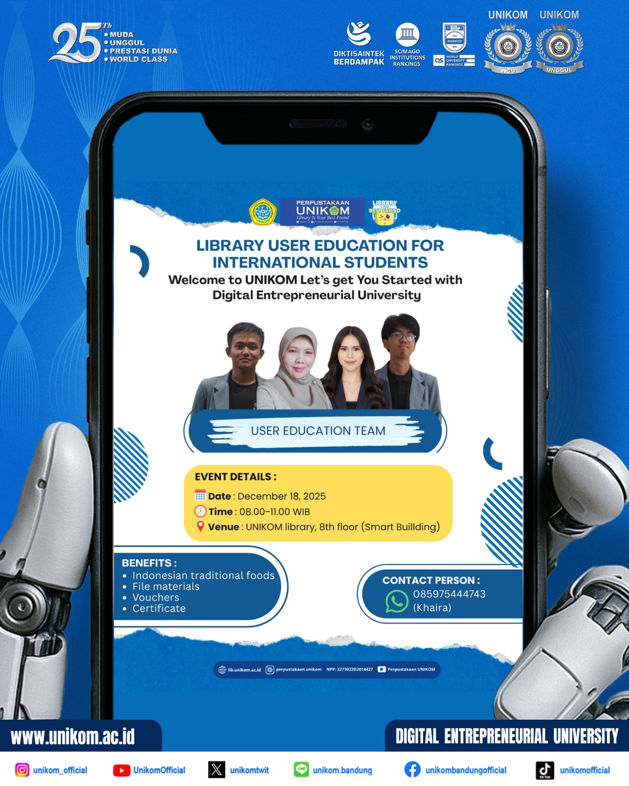 Library User Education for International Students