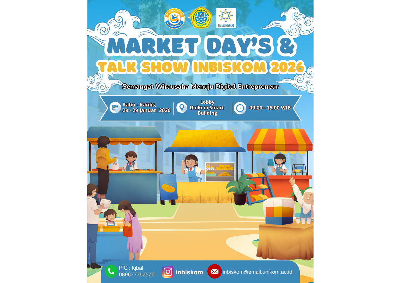 MARKET DAY’S & TALK SHOW INBISKOM 2026