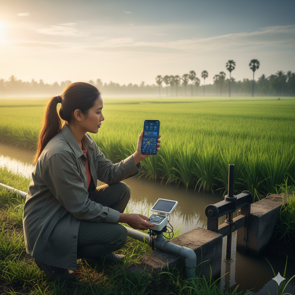 Sistem Pemantauan Irigasi Berbasis Internet of Things