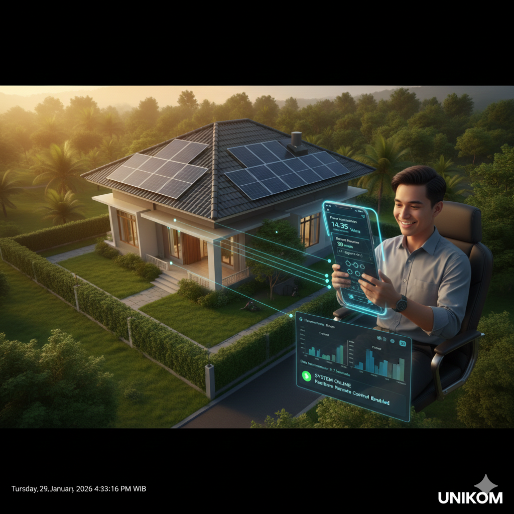 Implementasi Kontrol Jarak Jauh Sistem Rumah Tenaga Surya Berbasis Arduino Melalui Smartphone