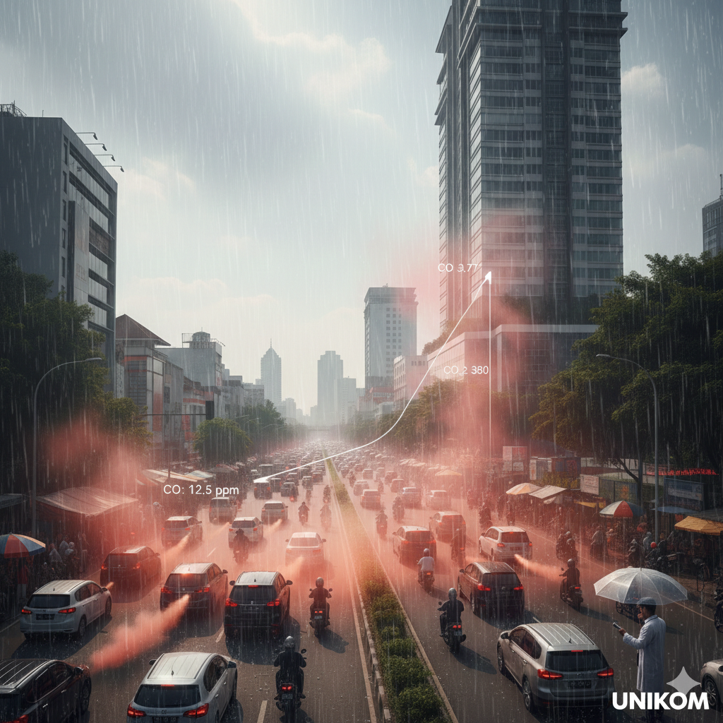 Penyebaran Polusi Udara di Jalanan Perkotaan