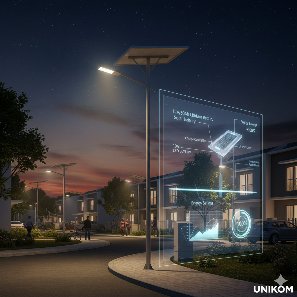 Analisis Perancangan Penerangan Jalan Umum Tenaga Surya (PJUTS)