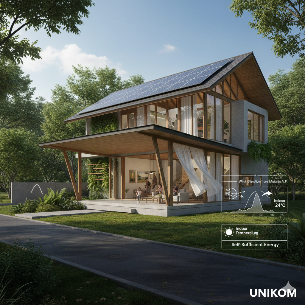 Building Healthy and Comfortable House in Equatorial, Tropical Climate Indonesia