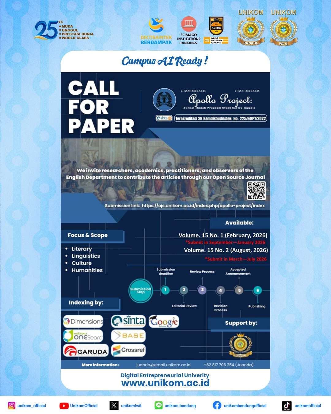 Apollo Project – Jurnal Ilmiah Program Studi Sastra Inggris
