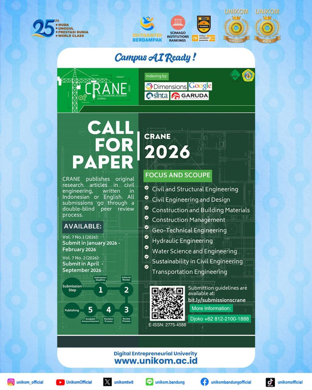 CALL FOR PAPER – CRANE 2026