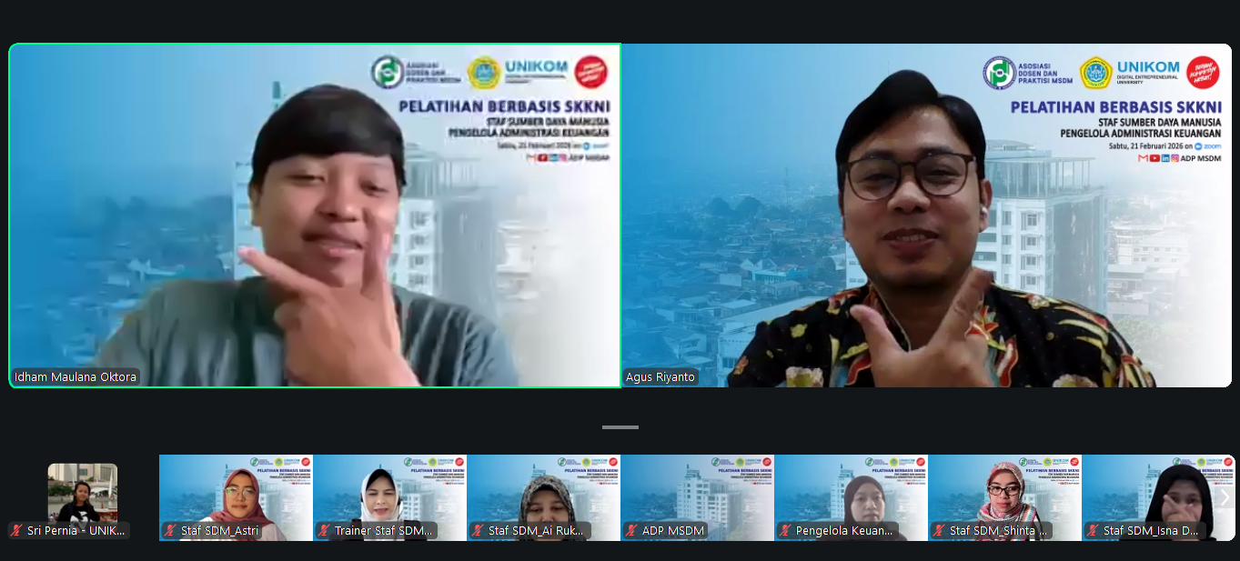 Direktorat Administrasi Umum UNIKOM Gelar Pelatihan dan Sertifikasi BNSP Guna Tingkatkan Kompetensi SDM