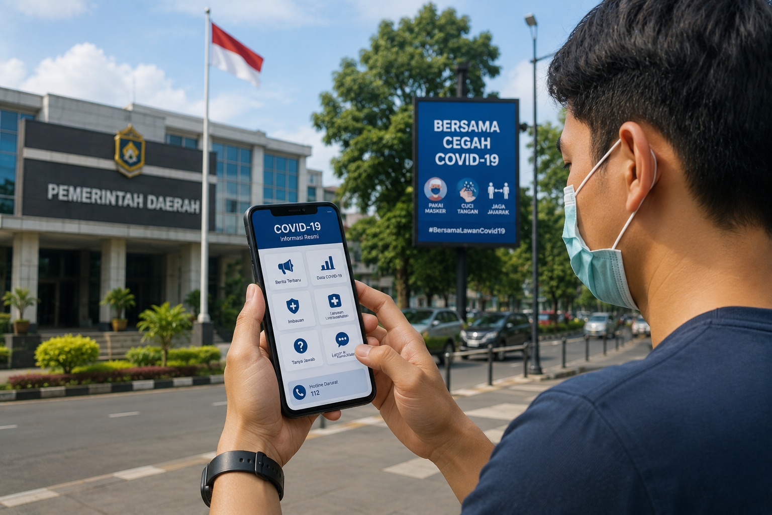 Pemanfaatan Aplikasi Mobile sebagai Strategi Komunikasi Pemerintah Daerah dalam Memberikan Pelayanan Informasi Terkait Covid-19 kepada Masyarakat