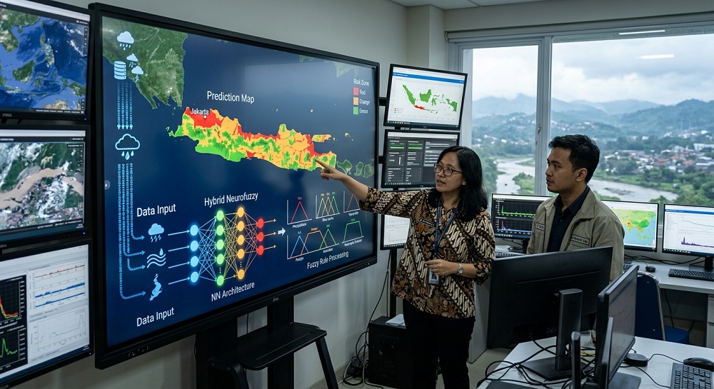 Studi Sistem Inferensi Neurofuzzy Hibrida untuk Memprediksi Kerentanan Kejadian Banjir di Indonesia