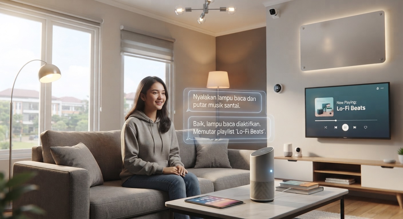Aplikasi Berbasis Chatbot pada Smart Home Menggunakan Pemrosesan Bahasa Alami