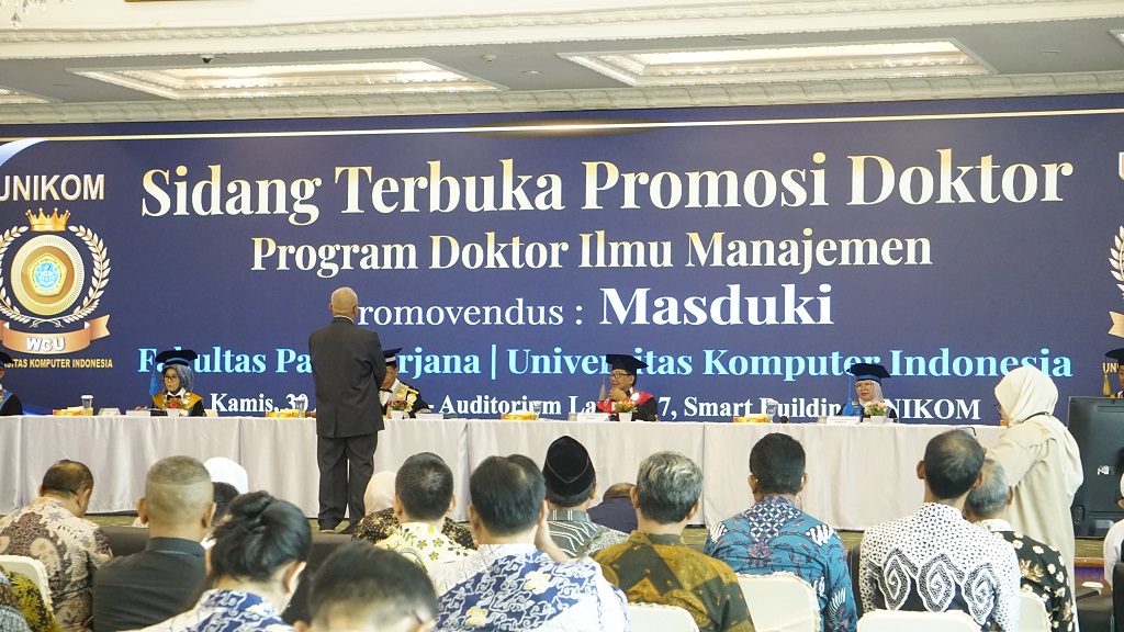 Prodi Doktor Ilmu Manajemen Unikom Gelar Sidang Terbuka Promosi Doktor Perdana, Lahirkan Doktor Baru  Dengan Riset Umkm Berbasis Inovasi