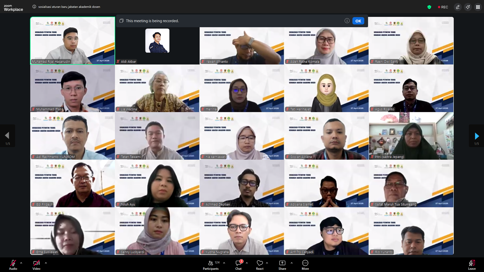 Perkuat Tata Kelola SDM: Direktorat Administrasi Umum UNIKOM Gelar Sosialisasi Kebijakan Kenaikan Jabatan Akademik Dosen