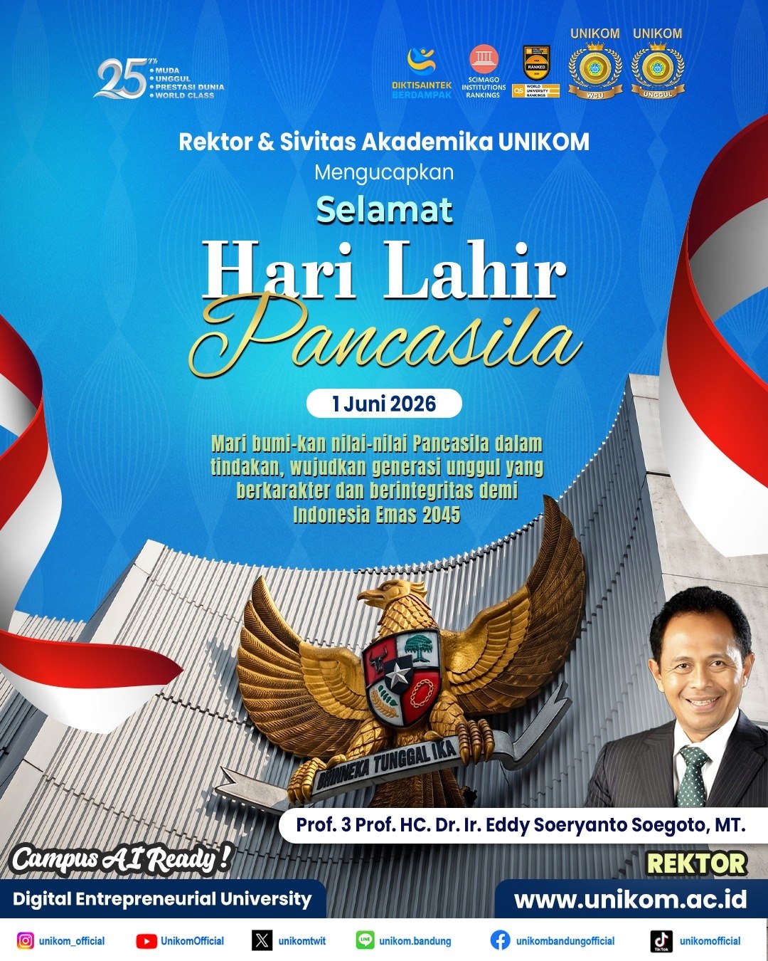 Selamat Hari Lahir Pancasila 2026