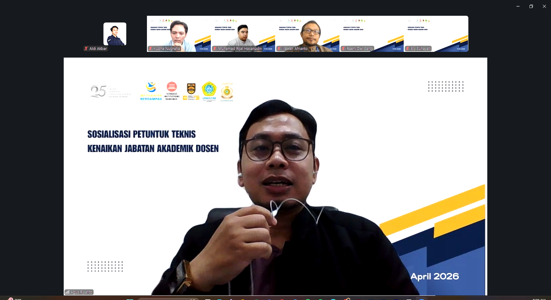 Direktorat Administrasi Umum UNIKOM Dorong Percepatan Kenaikan Jabatan Akademik Dosen, Gelar Sosialisasi Petunjuk Teknis Kenaikan Jabatan Akademik Dosen Gelombang I Tahun 2026
