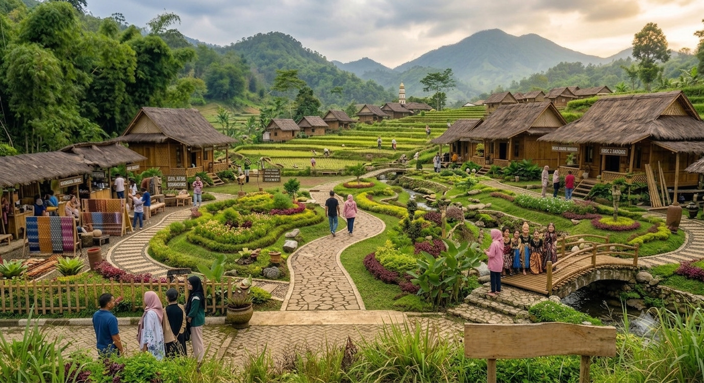 Zone Arrangement in the Tourism Village of Kampung Ciwangun, Parongpong, West Bandung Regency, West Java