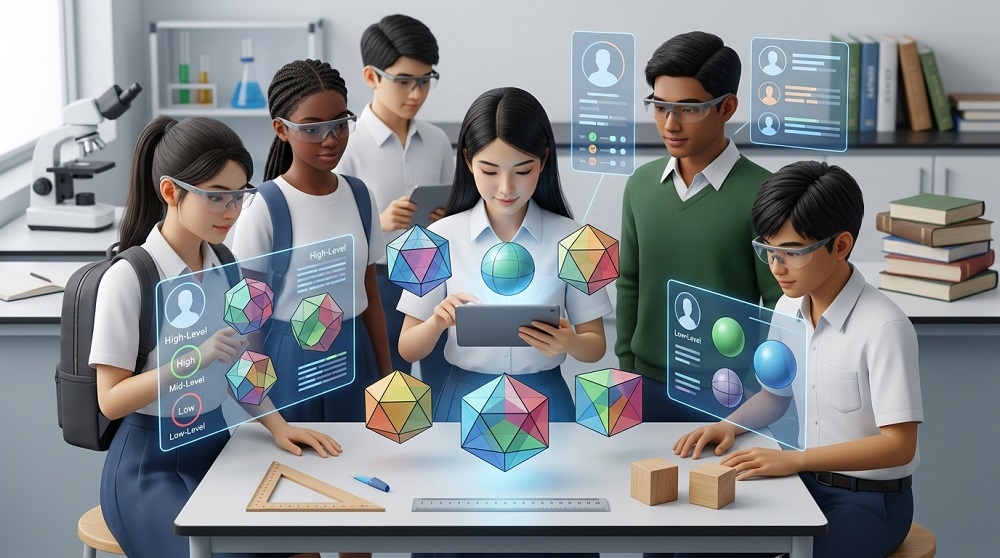 Augmented Reality (AR) untuk Geometri Berdasarkan Pengetahuan Matematika Sebelumnya