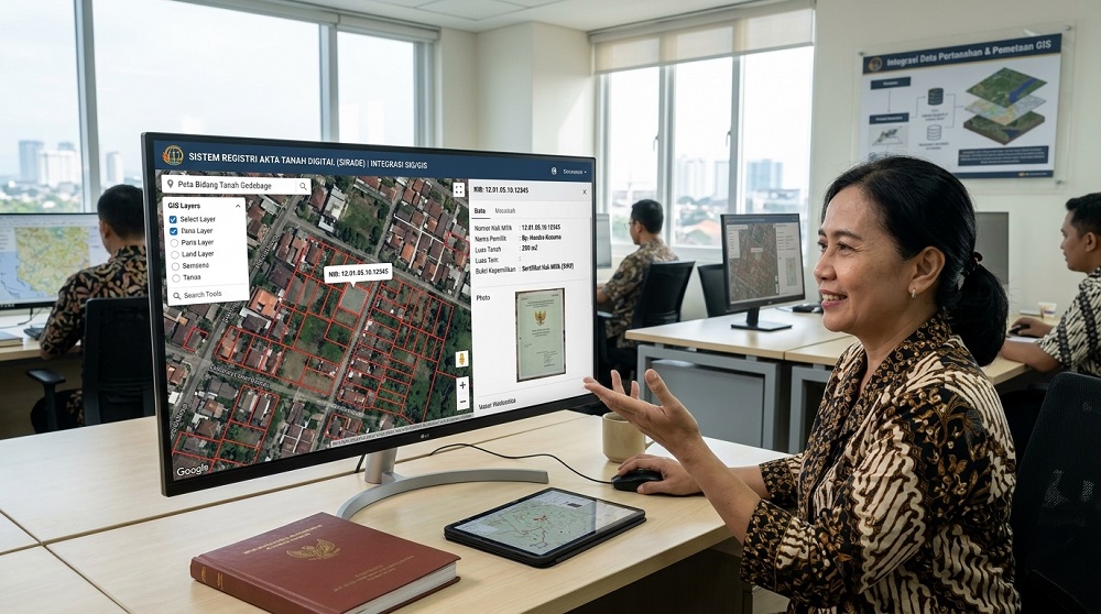 Design of Web-Based Land Deed Registry with a Geographical Information System