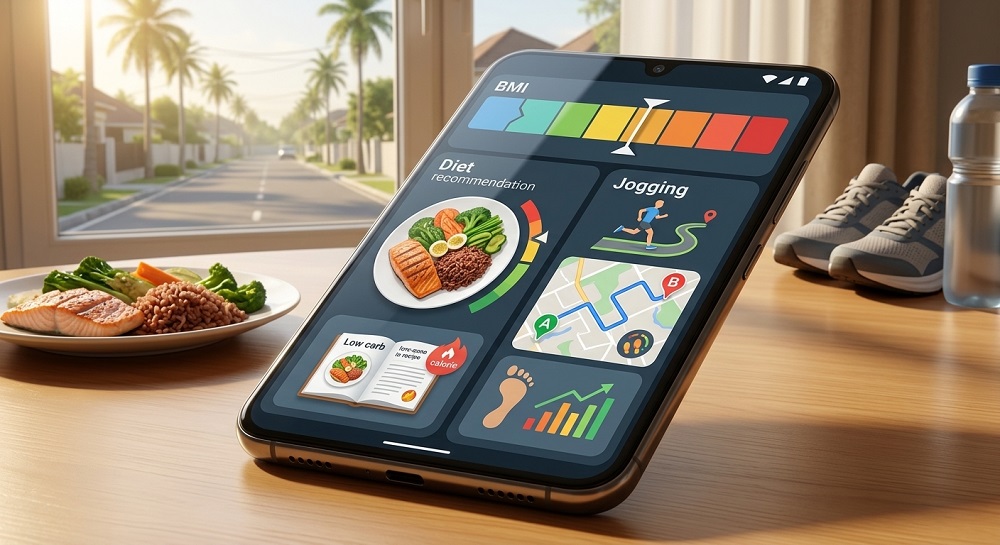 Design and Implementation of Android-Based Diet and Jogging Recommendation Application to Overcome Obesity