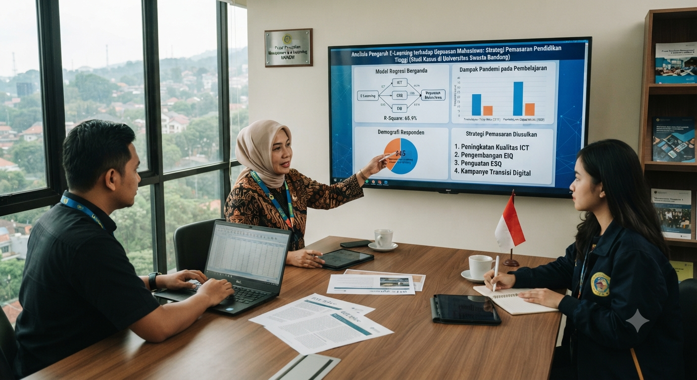 Hubungan antara E-Learning dan Kepuasan Mahasiswa sebagai Strategi Pemasaran: Studi Kasus di Sebuah Universitas Swasta