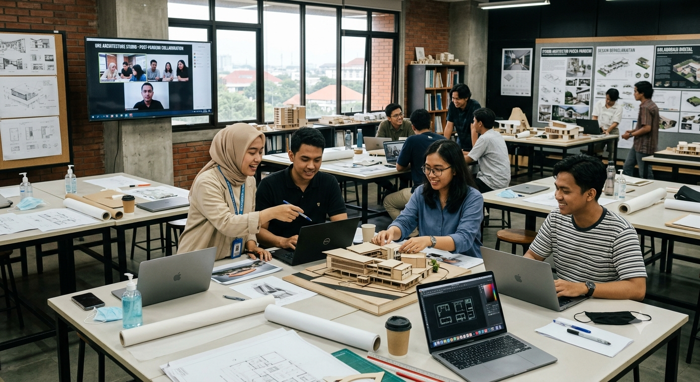 Dampak Efektivitas Pembelajaran pada Studio Arsitektur Pascapandemi