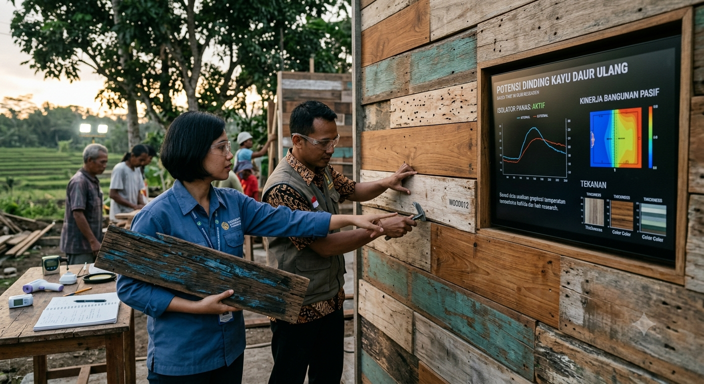 Teknologi Kayu Daur Ulang untuk Dinding