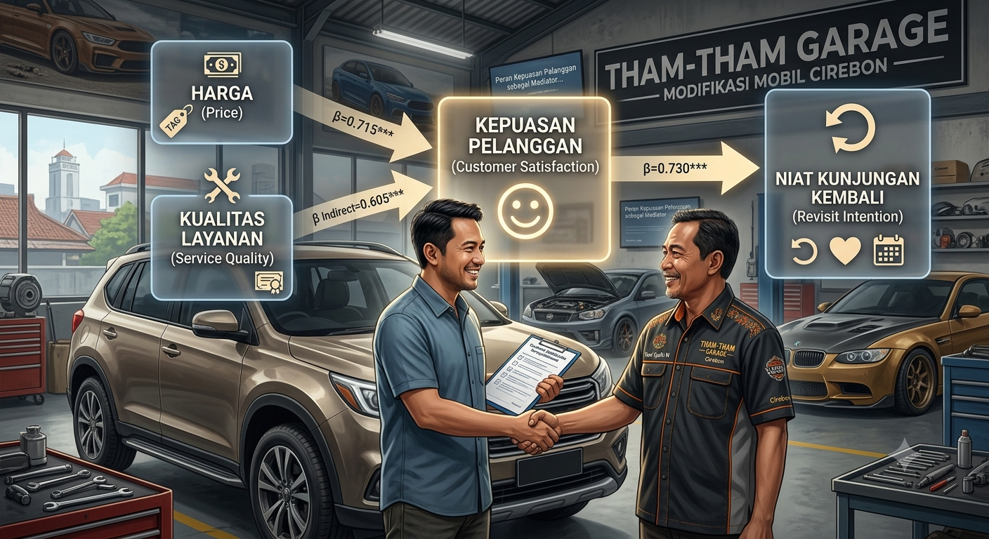 Peran Kepuasan Pelanggan sebagai Mediator Harga dan Kualitas Layanan terhadap Niat Kunjungan Kembali
