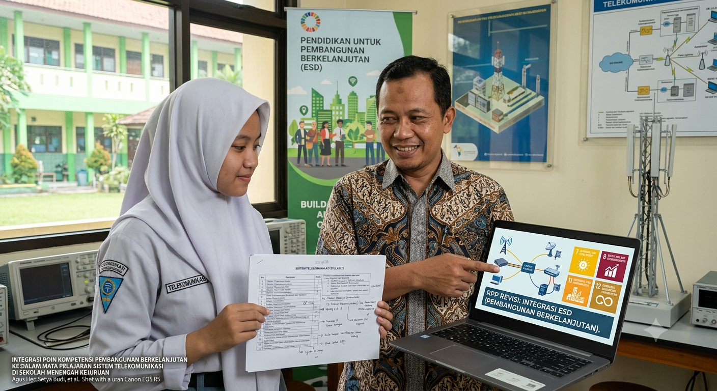 Integrasi Poin Kompetensi Pembangunan Berkelanjutan ke dalam Mata Pelajaran Sistem Telekomunikasi di Sekolah Menengah Kejuruan