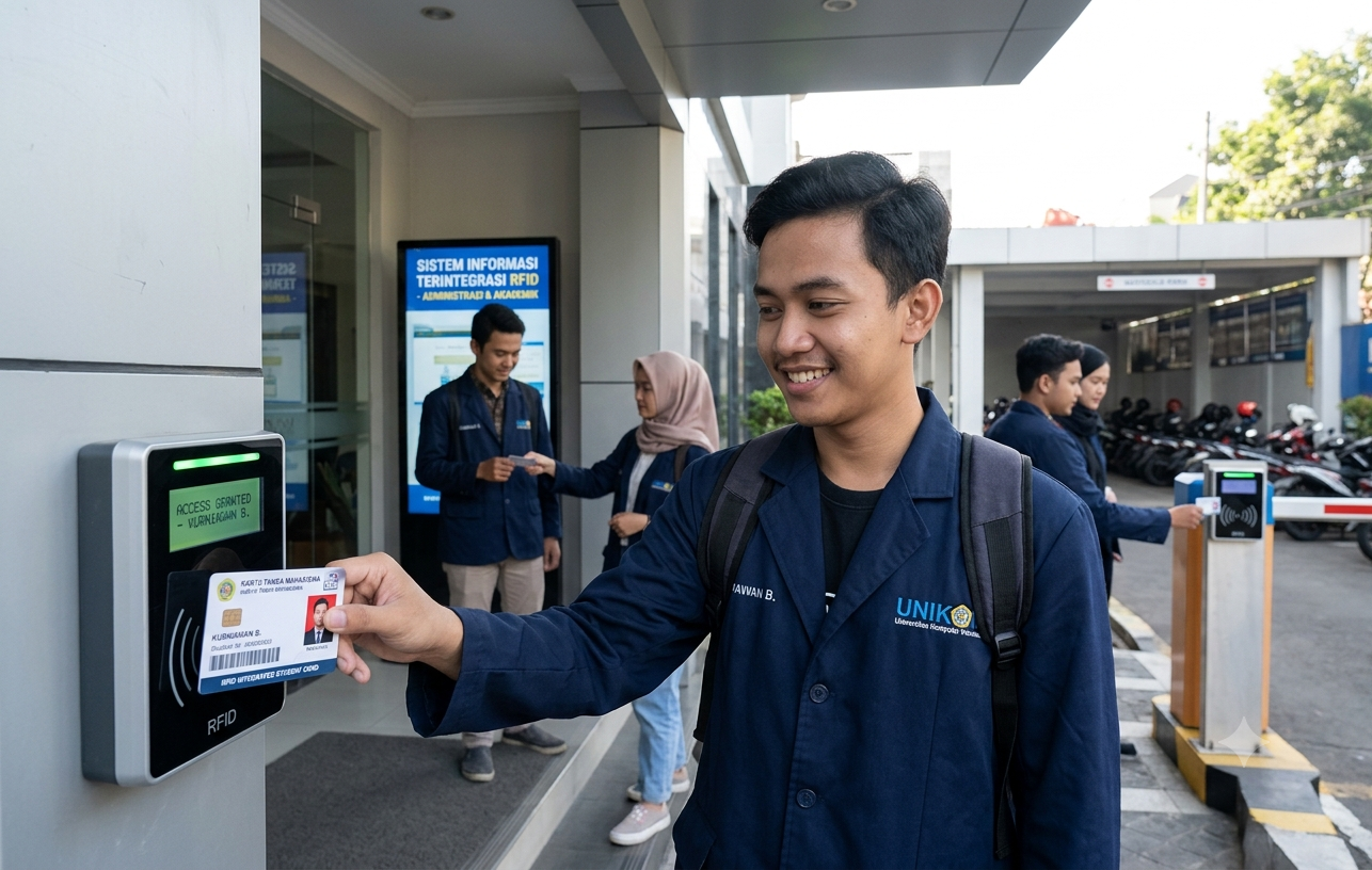 Sistem Informasi Terintegrasi untuk Administrasi dan Aktivitas Akademik Berbasis Identifikasi Frekuensi Radio di Perguruan Tinggi