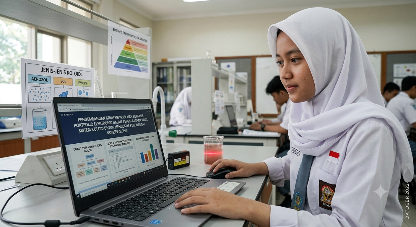 Pengembangan Strategi Penilaian Berbasis Portofolio Elektronik dalam Pembelajaran Kimia untuk Mengukur Penguasaan Konsep Siswa