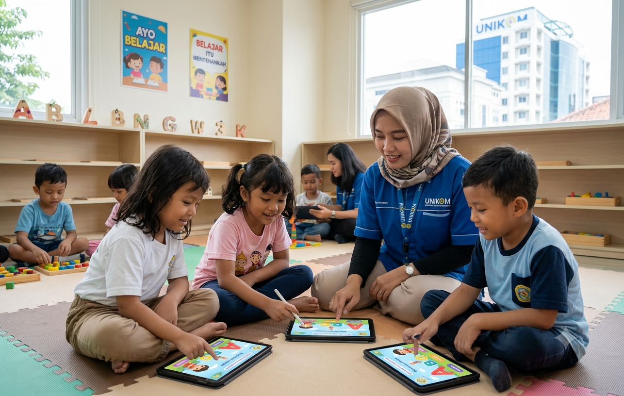 Implementasi Sistem Pembelajaran Model Visual, Auditori, Kinestetik, dan Taktil untuk Membantu Anak-Anak dengan Keterlambatan Belajar Ringan dalam Pembelajaran Alfabet dan Numerik