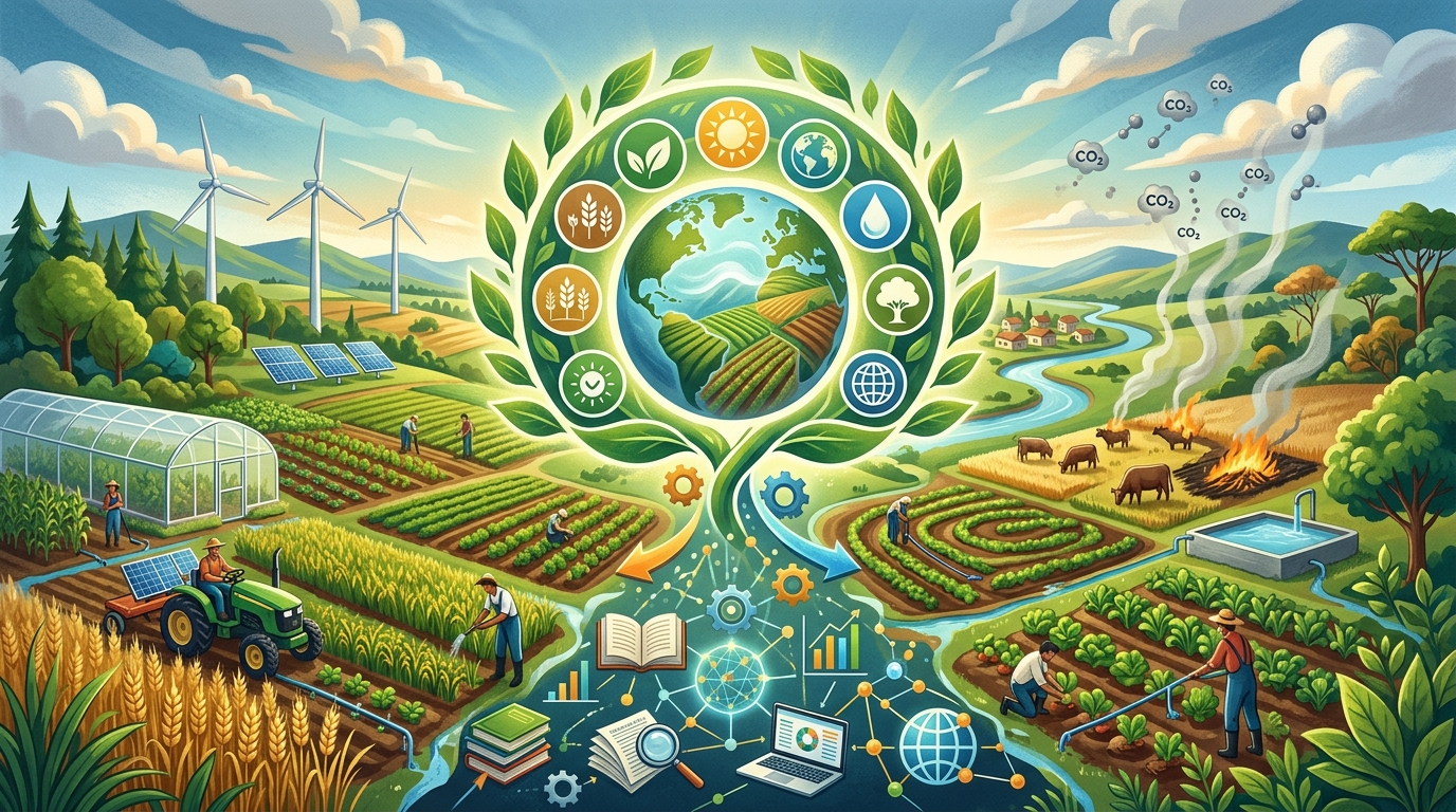 Faktor-Faktor Penyumbang Emisi Gas Rumah Kaca di Sektor Pertanian untuk Mendukung Sustainable Development Goals (SDGs): Wawasan dari Tinjauan Literatur Sistematis yang Dilengkapi dengan Analisis Bibliometrik Komputasional