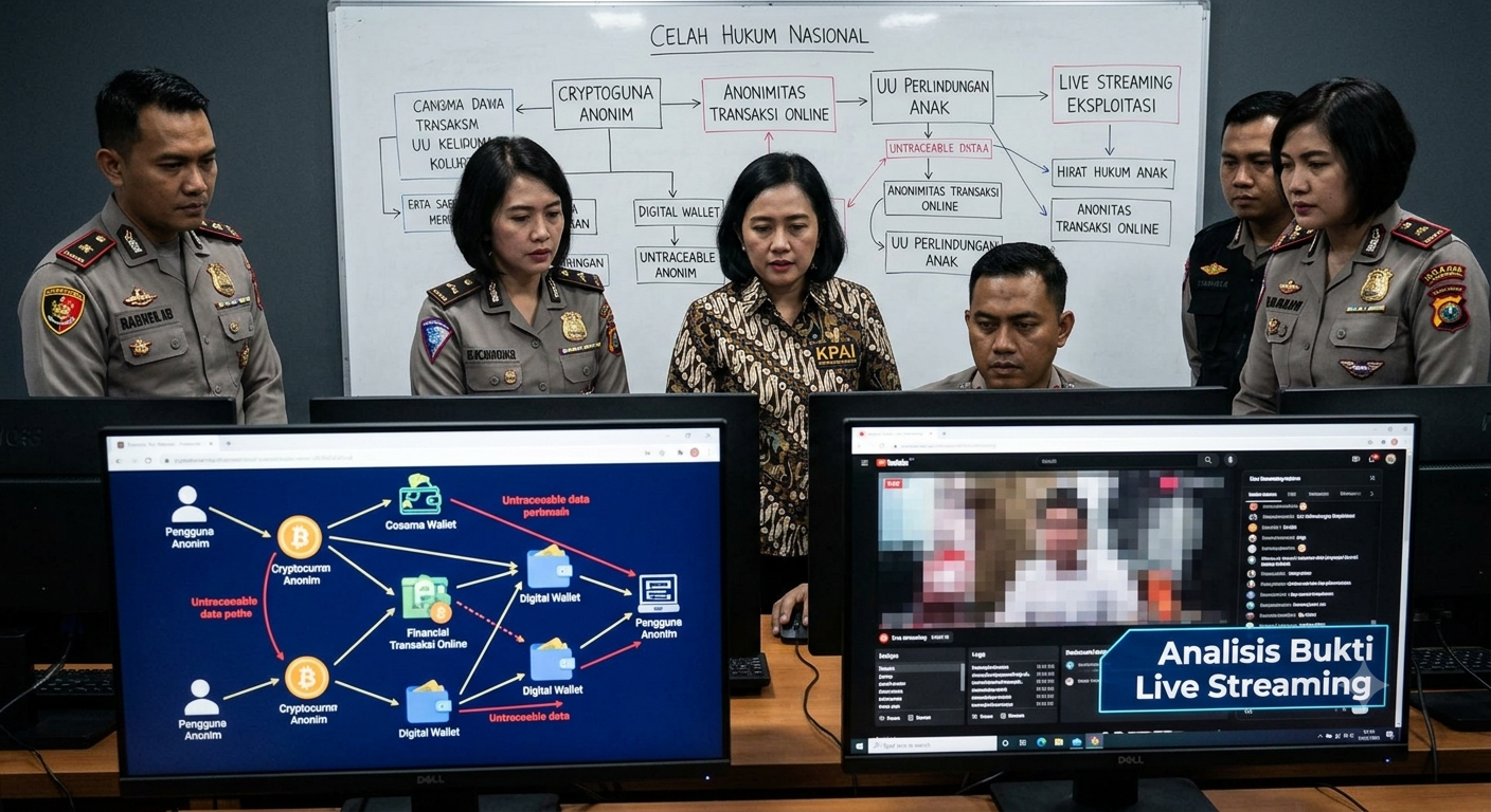 Pelecehan Seksual Terhadap Anak Melalui Live Streaming: Celah Hukum dalam Menghadapi Anonimitas Transaksi Online