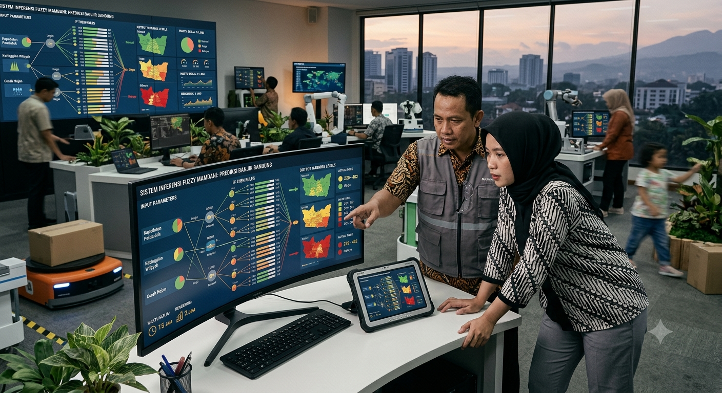 Sistem Inferensi Fuzzy Mamdani Menggunakan Tiga Parameter untuk Peramalan Bencana Banjir di Wilayah BandungPenulis: Sumitra I.D.; Supatmi S.DOI: 10.1088/1757-899X/662/4/042008