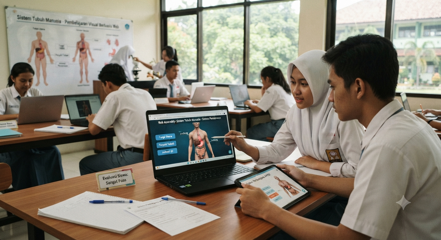 Implementasi Teknologi Web Assembly sebagai Media Pembelajaran Visual untuk Membantu Siswa SMA dalam Mempelajari Sistem Tubuh Manusia