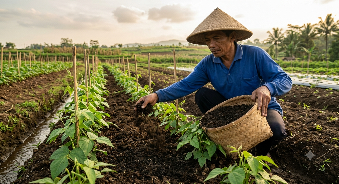 Pupuk Limbah Vetiver sebagai Katalis Pertumbuhan pada Kacang Hijau