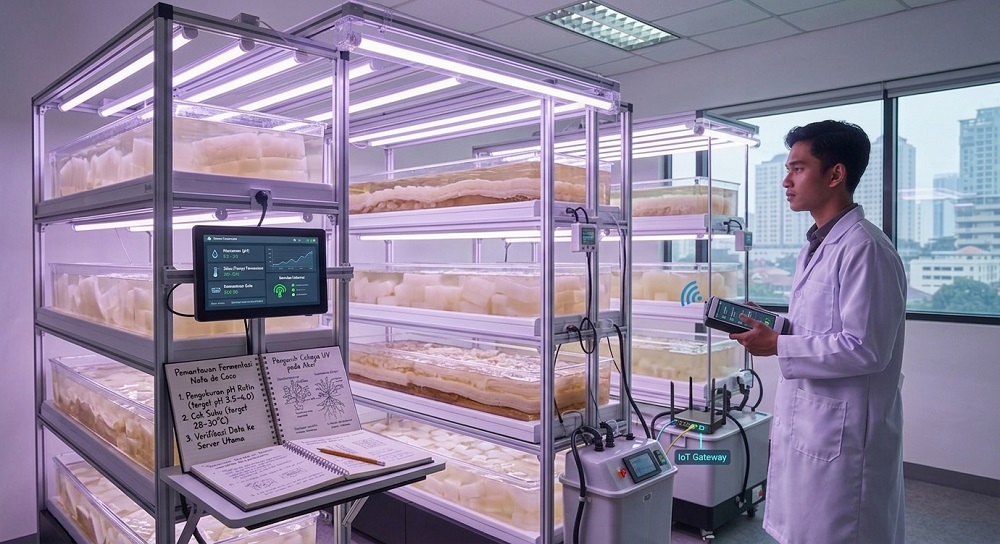 Sistem Pemantauan Bahan Nata De Coco Menggunakan Internet of Things