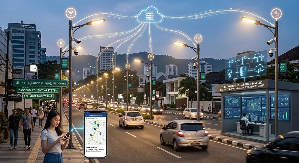 Sistem Penerangan Jalan Berbasis Internet of Things dengan Message Queuing Telemetry Transport dan Progressive Web Application