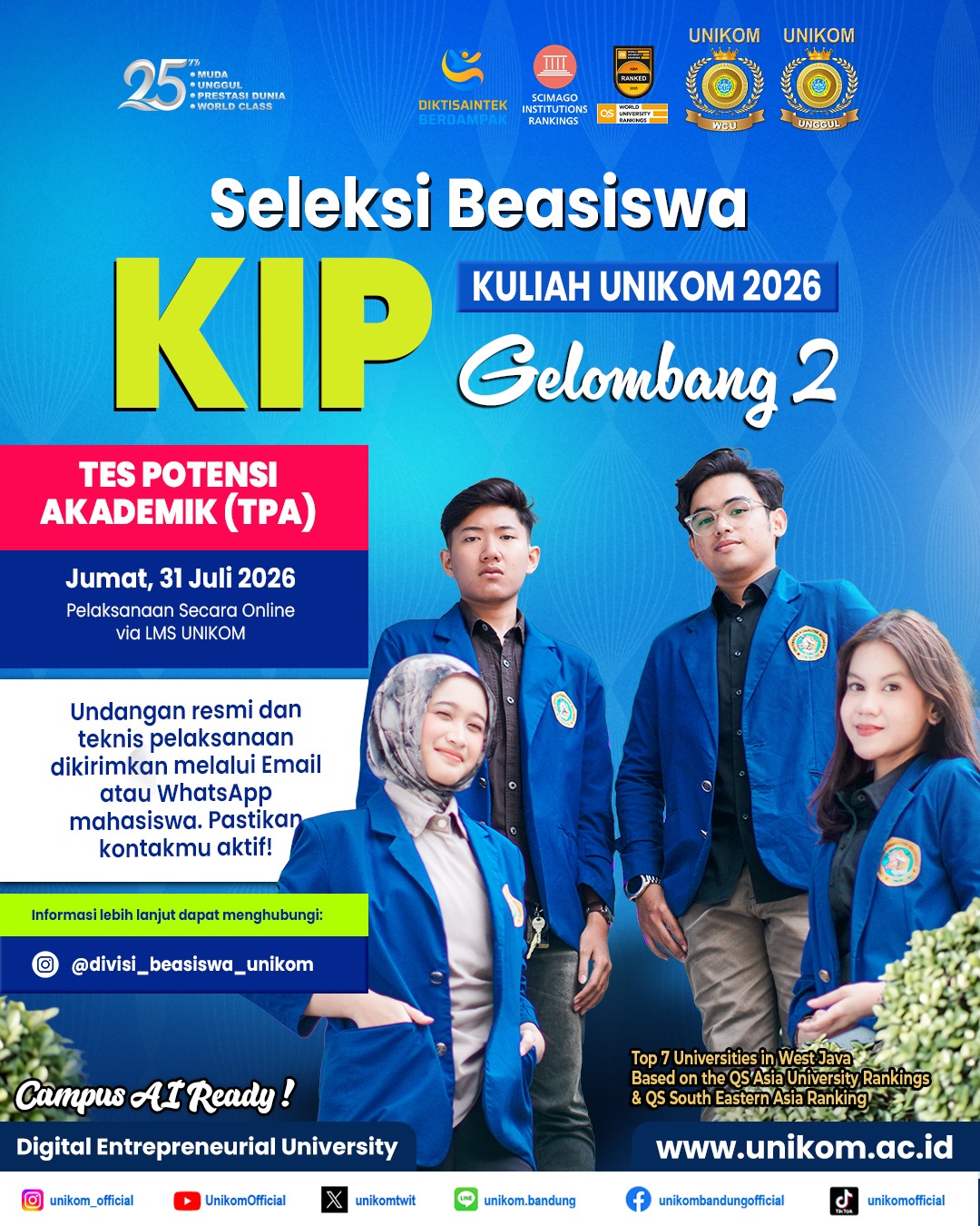 Seleksi Beasiswa KIP Gelombang 2