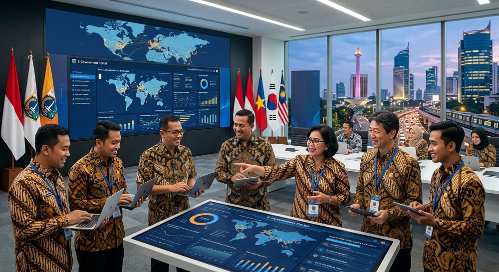 Optimalisasi Diplomasi Kota di Indonesia untuk Pembangunan Ekonomi melalui Implementasi E-Government