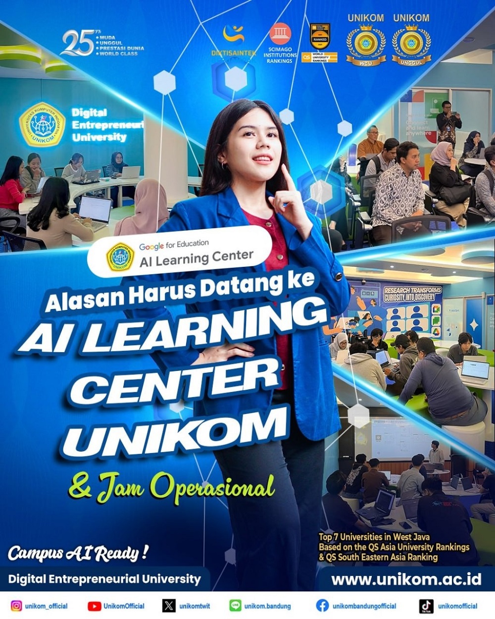 Masih bingung cari tempat yang nyaman untuk belajar, mengerjakan tugas, riset, atau mengembangkan ide?